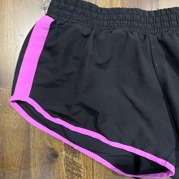 Old Navy Track Shorts Black Hot Pink - Picture 4 of 6